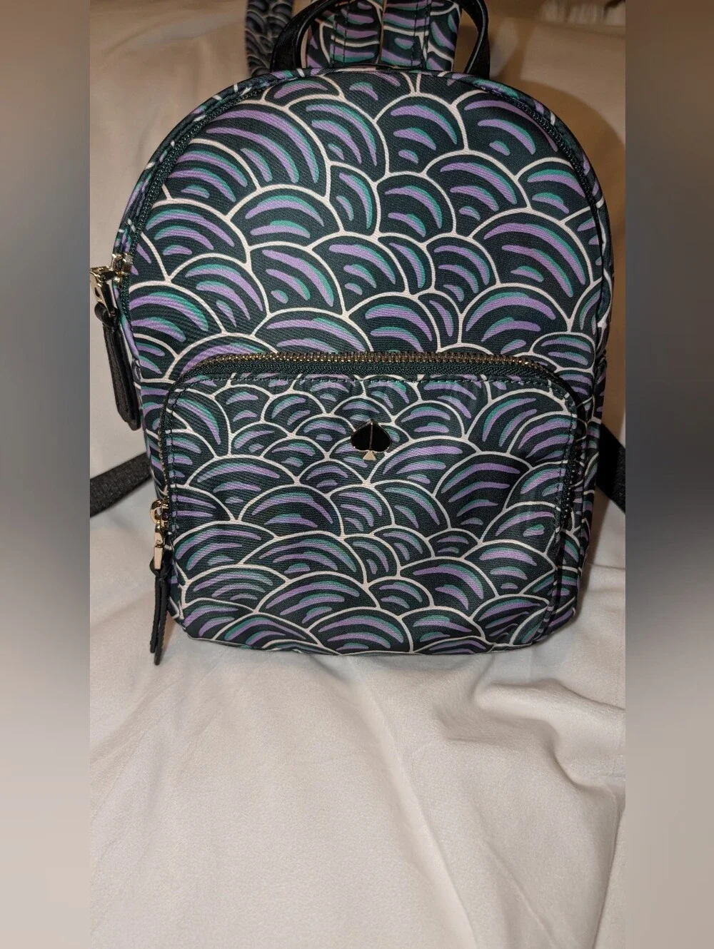 Kate Spade Taylor Party Bubbles Mini Backpack EUC